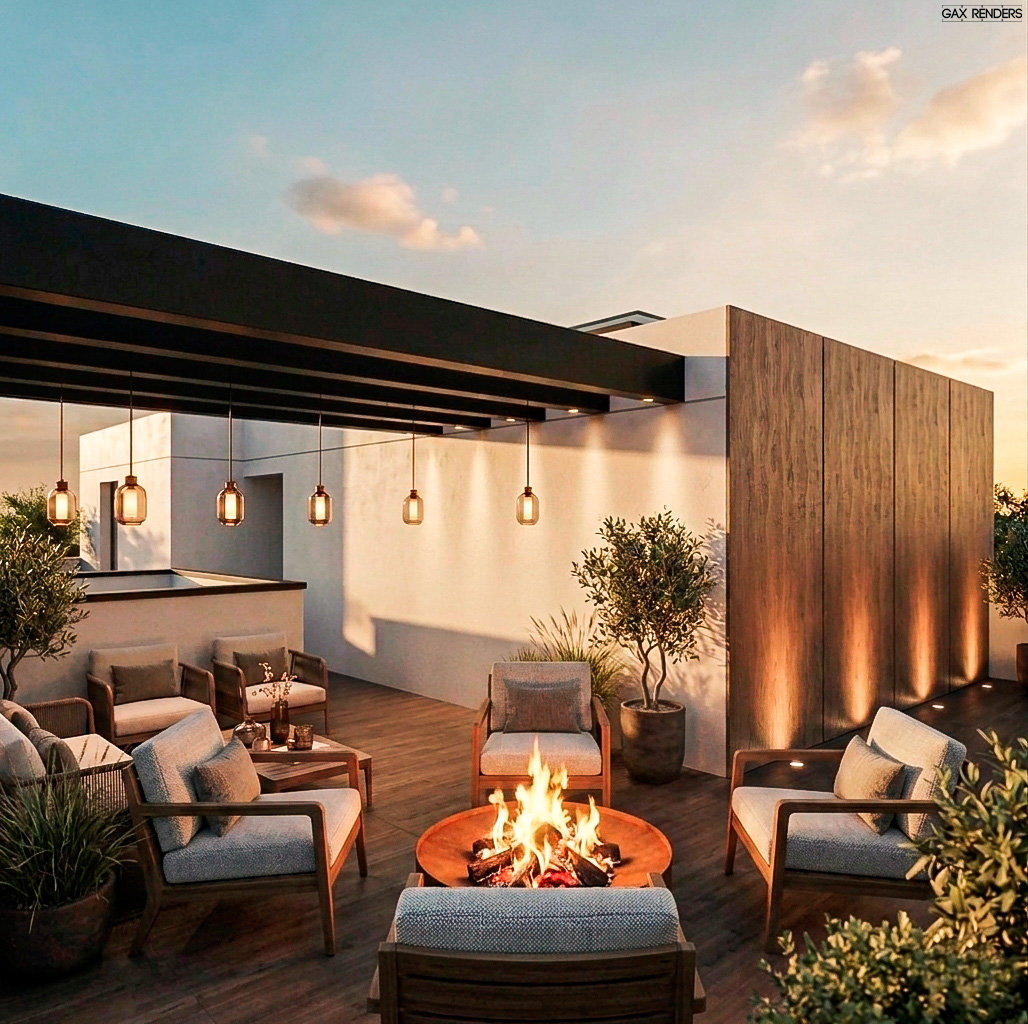 Terraza en azotea